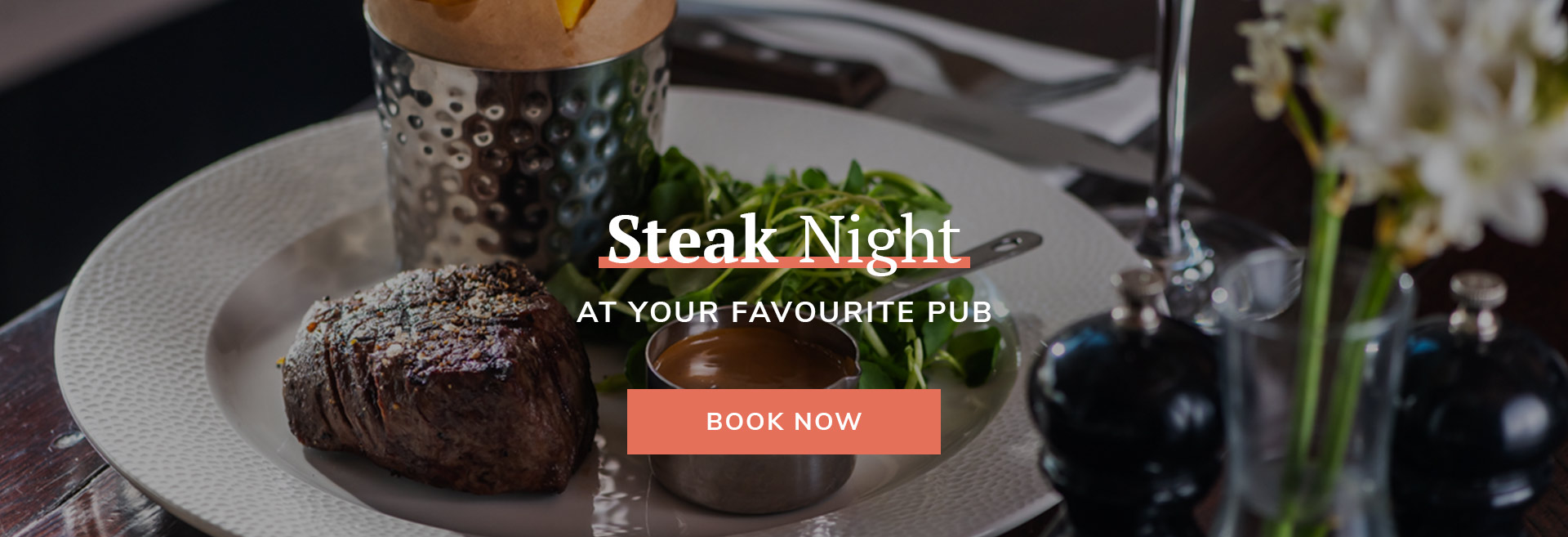 Steak Night at The Old White Lion